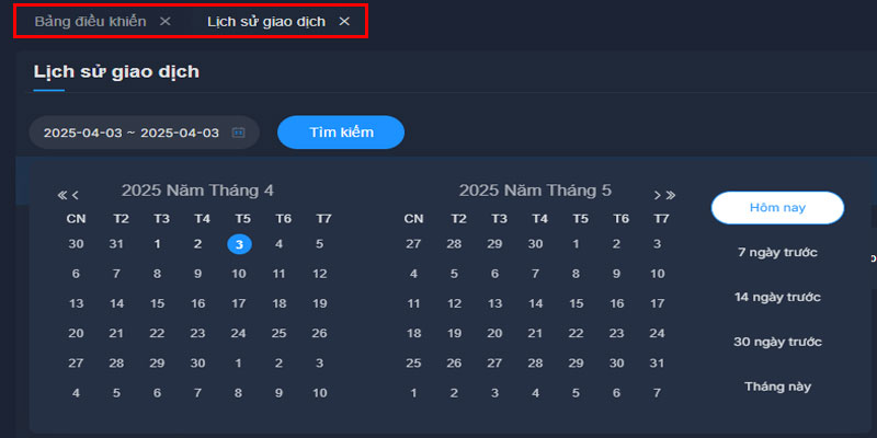 Cách quản lý quỹ thưởng, quản lý tuyến dưới QH88 3 Giám sát quản lý quỹ thông qua lịch sử giao dịch