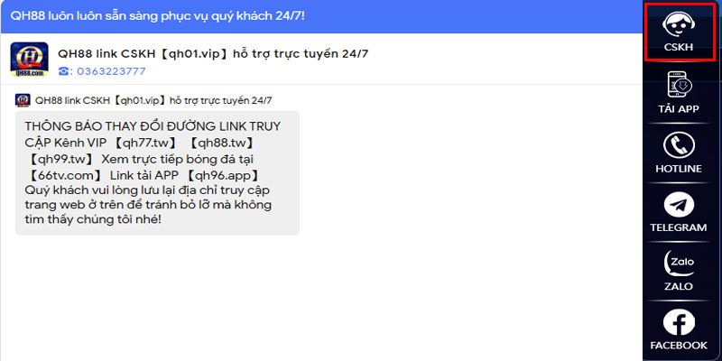 Tài khoản QH88 bị khóa thì phải làm sao? 3 Liên hệ CSKH QH88 để được hỗ trợ mở lại tài khoản