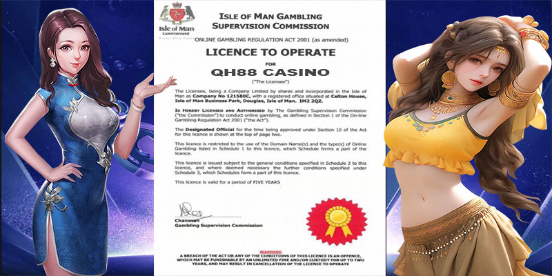 QH88 sở hữu giấy phép quyền lực từ Isle of Man